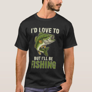 Funny Vintage Fishing Holiday Humour Design Men Wo T-Shirt