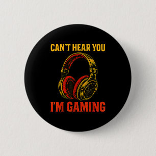 Funny Vintage Gamer Art Men Women Teen Boys Video  6 Cm Round Badge