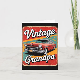 Funny Vintage Grandpa  Card