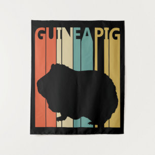 Funny Vintage Guinea Pig Tapestry