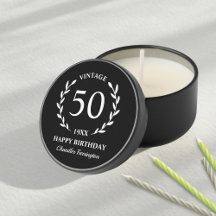 Funny Vintage Happy Birthday Custom Text Any Year