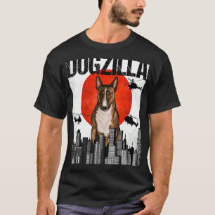 Funny Vintage Japanese Dogzilla Miniature Bull Ter T-Shirt