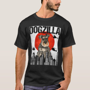 Funny Vintage Japanese Dogzilla Miniature Schnauze T-Shirt