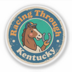 Funny Vintage Kentucky Horse Racing Retro