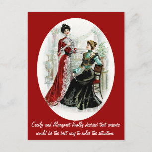 Funny Vintage Ladies Postcard