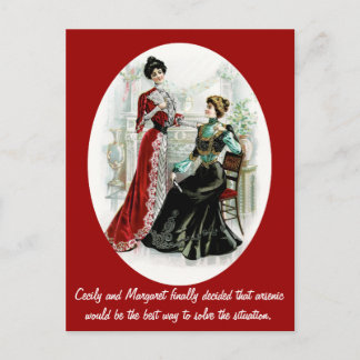 Funny Vintage Ladies Postcard