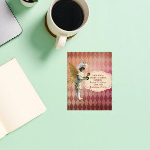 Funny Vintage Medicare Senior Birthday Postcard