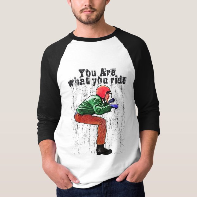 funny vintage motorcycle shirt (Front)
