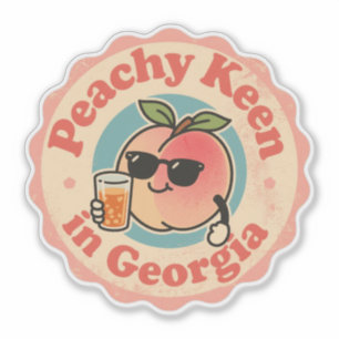 Funny Vintage Peachy Keen in Georgia Peach