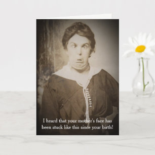 Funny Vintage Photograph Valentine Card