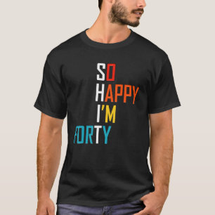 Funny Vintage Retro 40th Birthday 1979 40 Years O T-Shirt