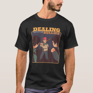 Funny Vintage Retro Dealing With Bullies Men Women T-Shirt