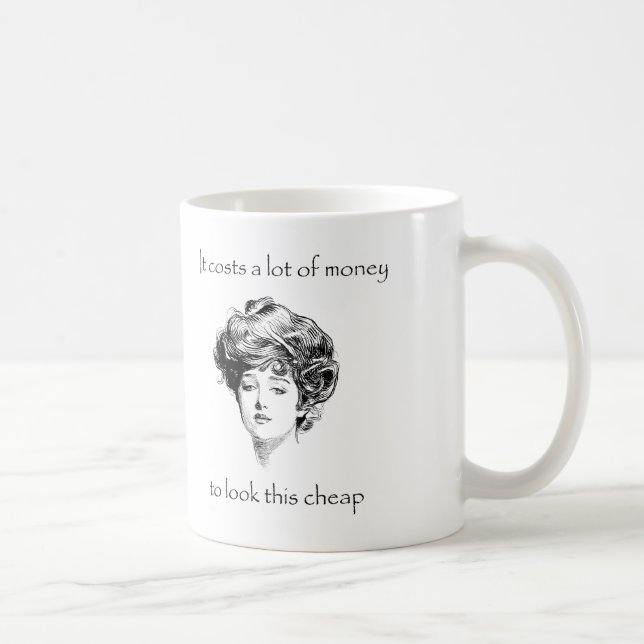 Funny Vintage Sass Mug (Right)