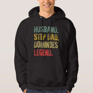 Funny Vintage Shirt Husband Step Dad Dominoes Lege