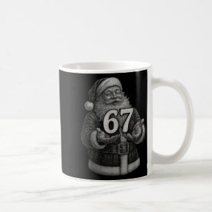 Funny Vintage Six Seven 6 7 Meme Santa Christmas 6 Coffee Mug