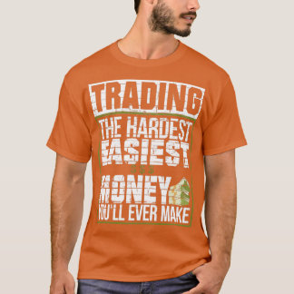 Funny Vintage Stock Market Husband Father Trading T-Shirt