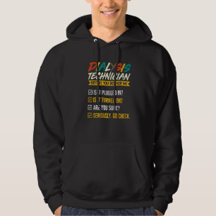 Funny Vintage Style Dialysis Tech Before You Bothe Hoodie