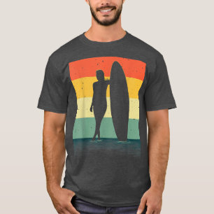 Funny Vintage Surf Design For Women Surfing Girl S T-Shirt