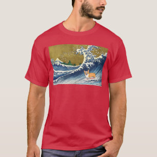 Funny Vintage Surfing Wave Pembroke Welsh Corgi Do T-Shirt