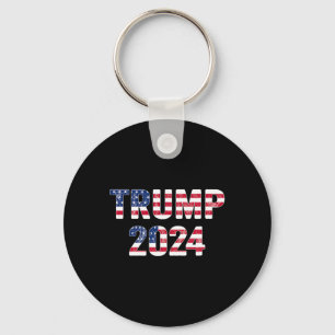 Funny Vintage Trump 2024 Election Gift Men Women Y Key Ring