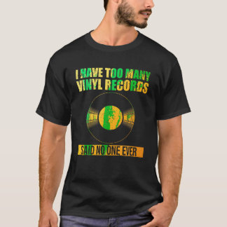 Funny Vinyl Record Design Men Women Record Lover C T-Shirt
