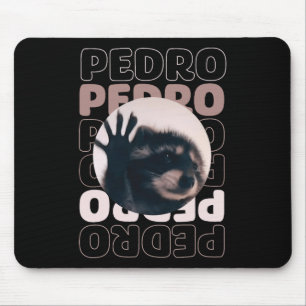 Funny Viral Pedro Dancing Racoon Meme Pedro  Mouse Pad