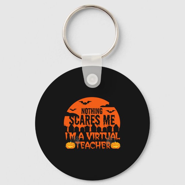 Funny Virtual Teacher Key Ring (Front)