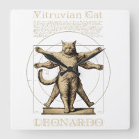 Funny Vitruvian Cat  Pet Animal Owners