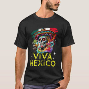 Funny Viva Mexico Cabrones Mexican Independence Da T-Shirt