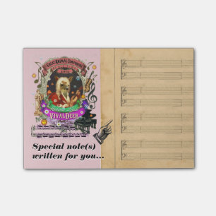 Funny Vivaldeer Vivadi Classical Music Parody Post-it Notes