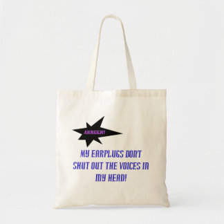 Funny "Voices in My Head" Tote Bag