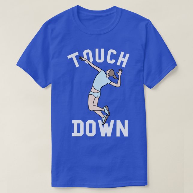 Funny Volleyball Artwork T-Shirt (Design Front)