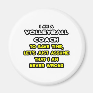 Funny Volleyball Coach T-Shirts and Gifts Magnet