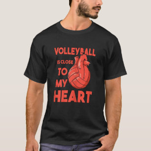 Funny Volleyball  Girls Women Youth Teen Sports Lo T-Shirt