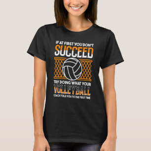 Funny Volleyball Graphic Women And Men Volleyball T-Shirt