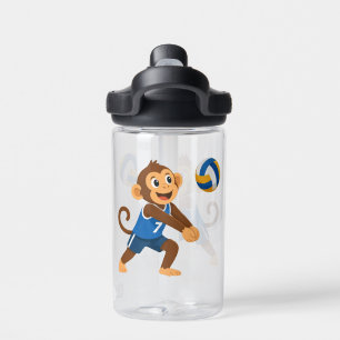 Funny Volleyball Monkey Athlete Smart Water Bottle