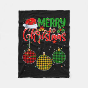 Funny Volleyball Ornaments Christmas Tree Lights X Fleece Blanket