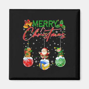 Funny Volleyball Ornaments Christmas Tree Lights X Magnet