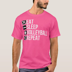 Funny Volleyball Player - Eat Sleep Volleyball T-Shirt