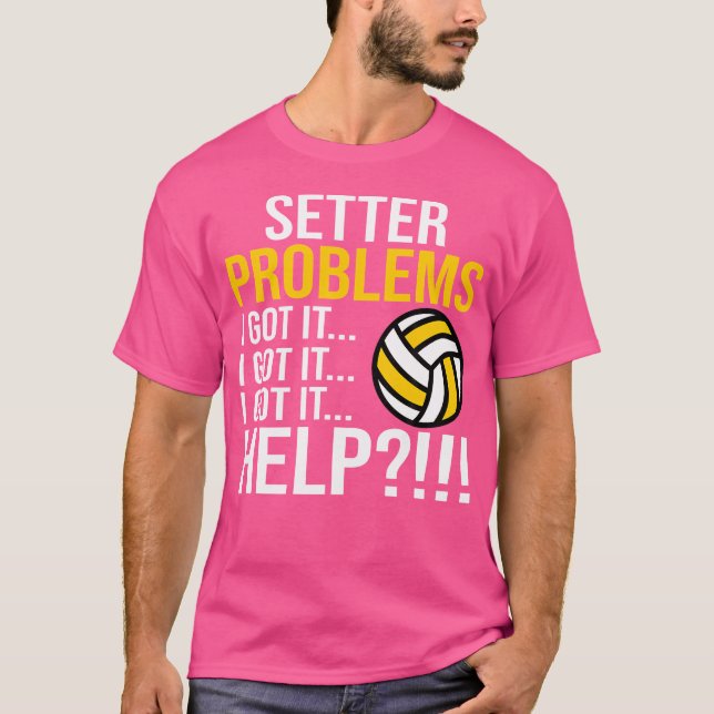 Funny Volleyball Pun For Volleyball Player Volleyb T-Shirt (Front)