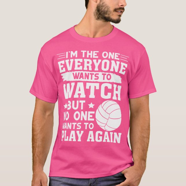 Funny Volleyball T-Shirt (Front)