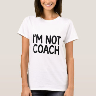 Funny Volleyball White Lie I'm Not Coach T-Shirt