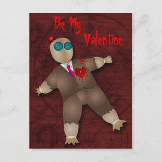 Funny Voodoo Love Valentine Postcard