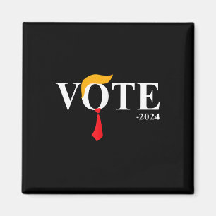 Funny Vote Trump 2024 Hair Tie  Magnet