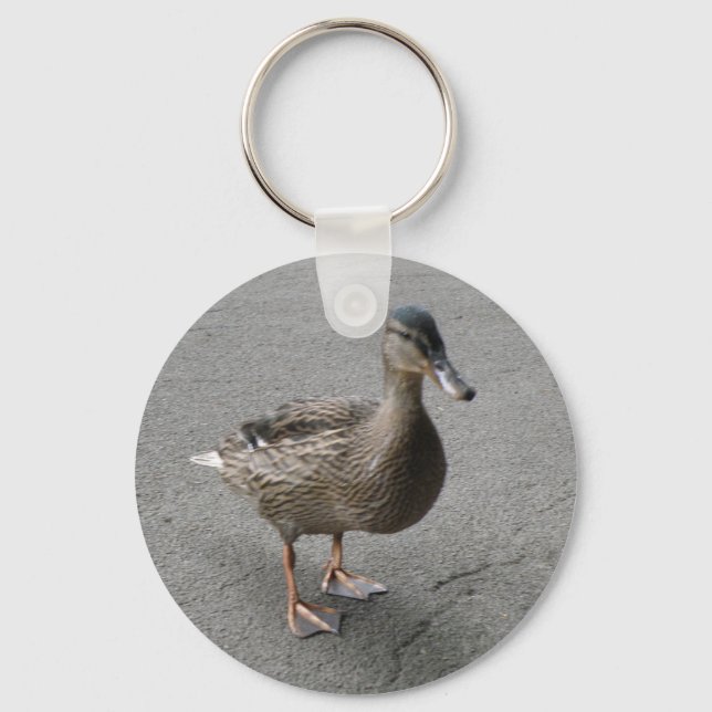 Funny Waddling Duck Keychain (Front)