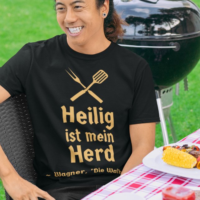 Funny Wagner Die Walkure Cute Opera Quote Grilling T-Shirt (This Wagner "Die Walkure" opera shirt is a conversation starter at backyard cookouts!)