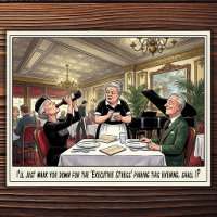 Funny Waitress Life Restaurant Humour Postcard
