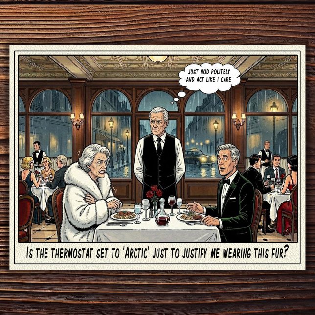 Funny Waitress Life Restaurant Humour  Postcard (Creator Uploaded)