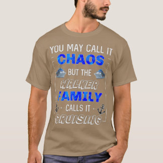 Funny Walker Family Cruise Vacation Trip Matching  T-Shirt