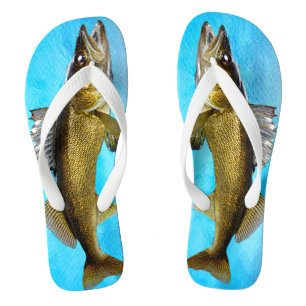 Funny Walleye Pike for the Fisher Jandals